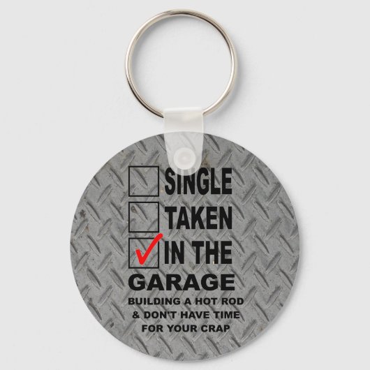 PORTE-CLÉS DANS LE GARAGE BÂTIMENT D'UNE CHAÎNE CHAUDE (Recto)