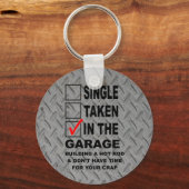 PORTE-CLÉS DANS LE GARAGE BÂTIMENT D'UNE CHAÎNE CHAUDE (Recto)