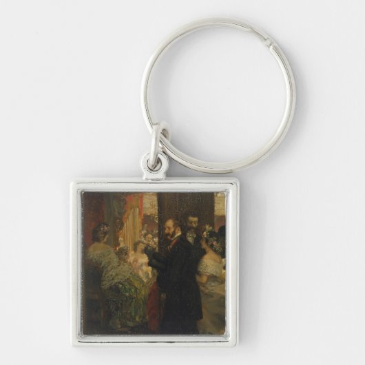 Porte-clés Dans le théatre de l'opéra, 1862 (Devant)
