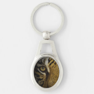 Porte-clés Dans l'œil d'un Tigre
