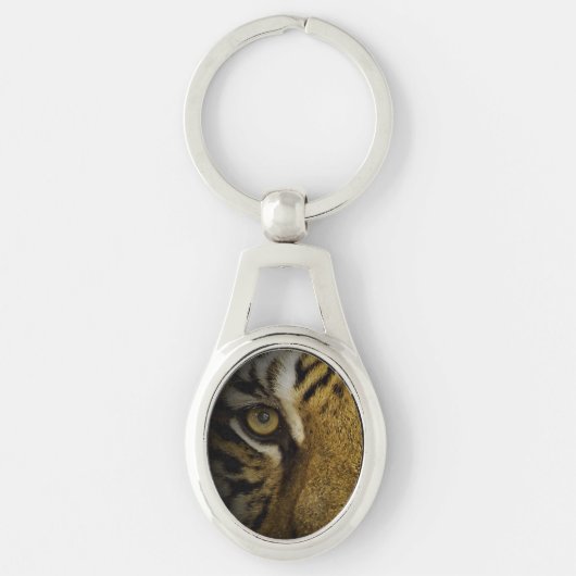 Porte-clés Dans l'œil d'un Tigre (Devant)