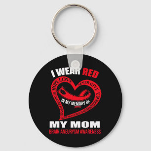 Porte-clés Dans ma mémoire de ma mère CERVEAU ANEURYSM SENSIB