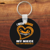 Porte-clés Dans ma mémoire de ma nièce RSDCRPS SENSIBILISATIO (Recto)