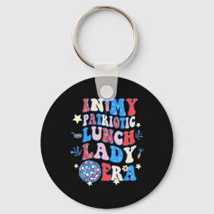 Porte-clés Dans Mon Patriotique Déjeuner Lady Era Joyeux 4 ju