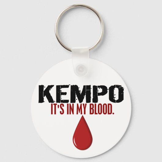 Porte-clés Dans mon sang KEMPO (Recto)
