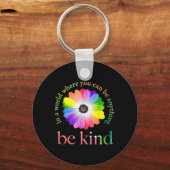 Porte-clés Dans un monde où vous pouvez être n'importe quoi c (Recto)