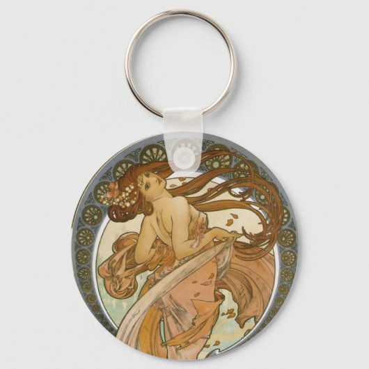 Porte-clés Danse (1898), Alphonse Mucha Art nouveau (Recto)