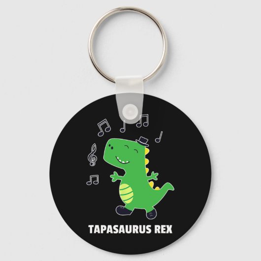 Porte-clés Danse à claquettes -tapasaurus Rex-dinosaure Cadea (Recto)