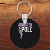 Porte-clés Danse "Addicted to Pole" (Recto)