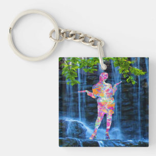 Porte-clés Danse avec la nature