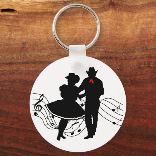 Porte-clés Danse carré (Recto)