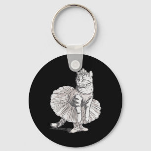 Porte-clés Danse Chat Cute Danse Danse