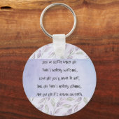 Porte-clés Danse comme personne ne regarde (Recto)