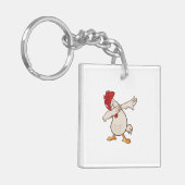 Porte-clés Danse Dab de l'éleveur de poulets (Devant gauche)