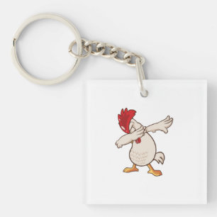 Porte-clés Danse Dab de l'éleveur de poulets