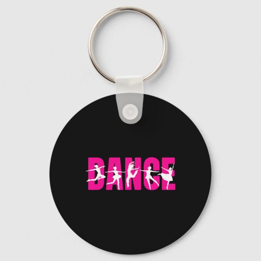 Porte-clés Danse - Danse Danseuse Amour (Recto)