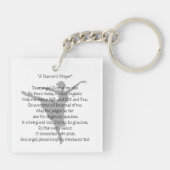 Porte-clés Danse de la prière d'un danseur (Dos)