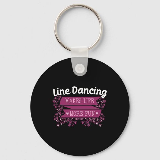 Porte-clés Danse de ligne Interprète Chorégraphié Groupe Dans (Recto)