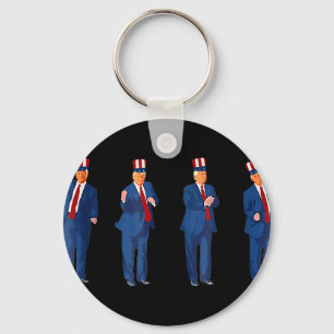 Porte-clés Danse de Trump 4 juillet Trump 2025 _1