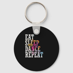 Porte-clés danse "Eat Sleep Dance Repeat"