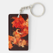 Porte-clés Danse Feux d'artifice Art Abstrait (Dos)