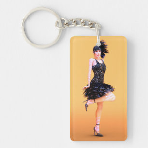 Porte-clés Danse Flapper Vintage