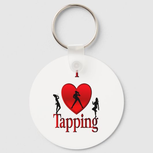 Porte-clés Danse I Heart Tap (Recto)