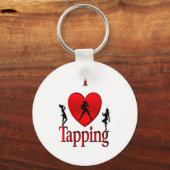 Porte-clés Danse I Heart Tap (Recto)