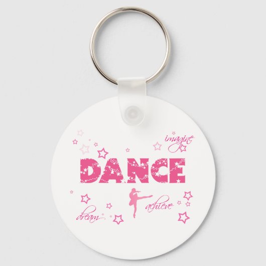 Porte-clés Danse Imagine Atteindre le rêve (Recto)