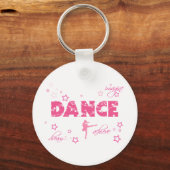 Porte-clés Danse Imagine Atteindre le rêve (Recto)