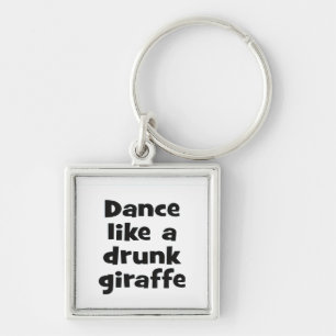 Porte-clés Danse ivre girafe bf