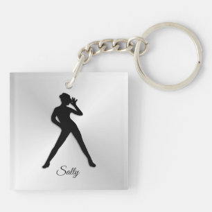 Porte-clés Danse moderne avec nom