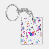 Porte-clés Danse Musique colorée (Devant gauche)