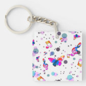 Porte-clés Danse Musique colorée (Devant)