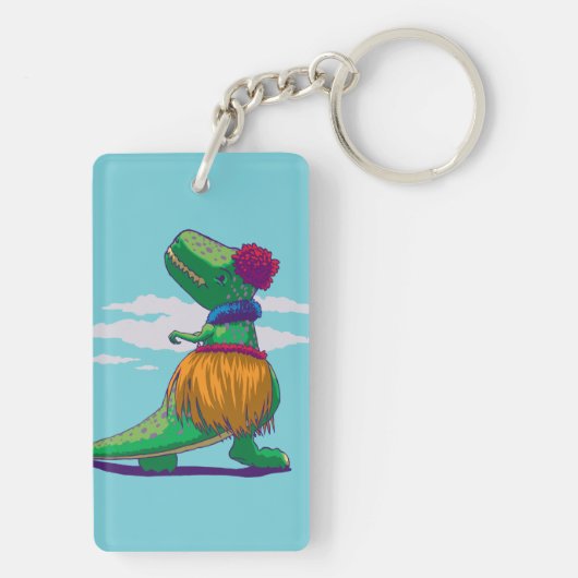 Porte-clés Danse polynésienne Rex (Dos)