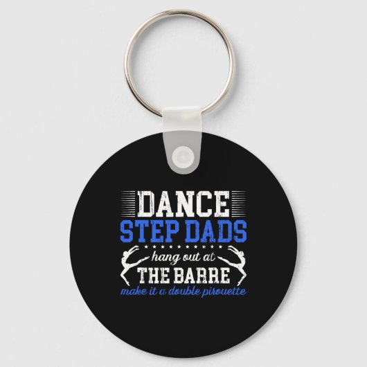 Porte-clés Danse Step-papa Danseuse Danseuse Stepdad D'Une Da (Recto)