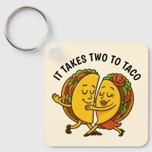 Porte-clés Danse Tacos (Recto)