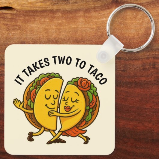 Porte-clés Danse Tacos (Verso)