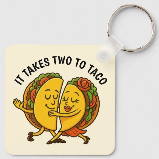 Porte-clés Danse Tacos (Dos)