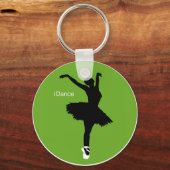 Porte-clés Danse (verte) (Recto)