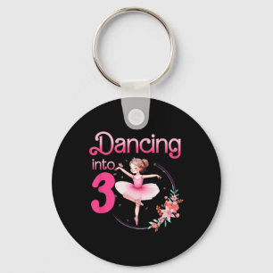 Porte-clés Danser dans 3 Ballerina 3e Anniversaire Ballet