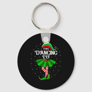 Porte-clés Danser Elf Noël Famille Faire correspondre les fem