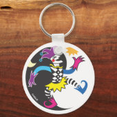 Porte-clés Danser Yinyang jester porte - clé (Recto)