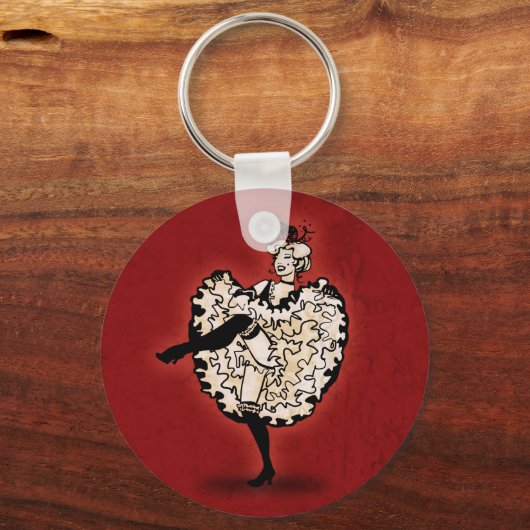 Porte-clés Danseur Cancan (Recto)