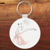 Porte-clés Danseur de ballet Ballerina (Recto)