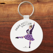 Porte-clés Danseur des Highlands Violet (Recto)