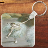 Porte-clés Danseur en vert par Edgar Degas (Verso)