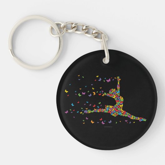 Porte-clés Danseur papillon (Devant)