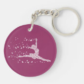 Porte-clés Danseur papillon (Dos)