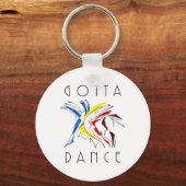 Porte-clés Danseurs Abstraits Danser - Dance Lover Artwork (Recto)